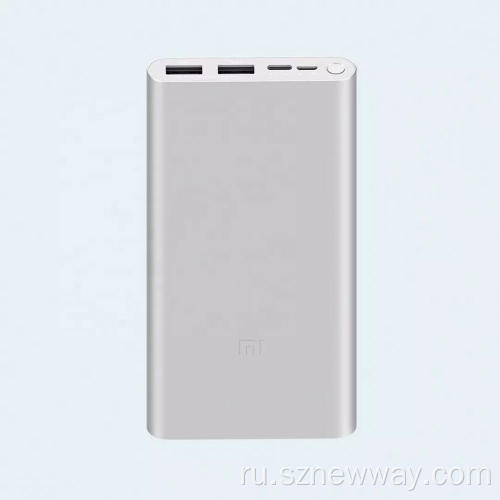 Xiaomi Mi Power Bank 3 10000 мАч быстрый заряд